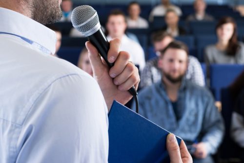 Man Giving Speech Truth or Dare Questions