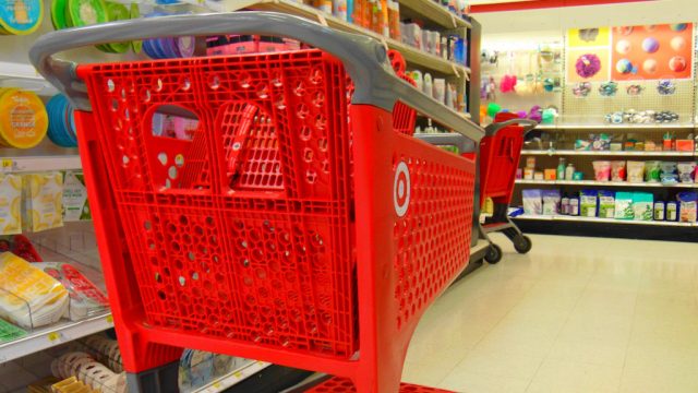 target shopping cart
