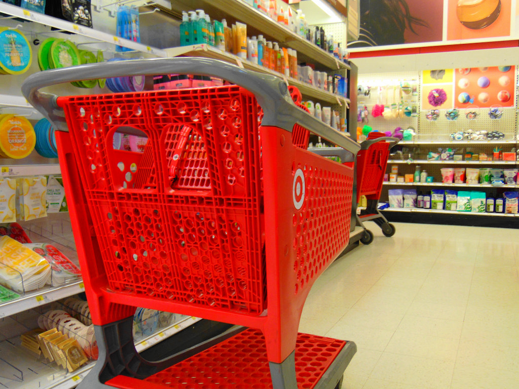 target shopping cart