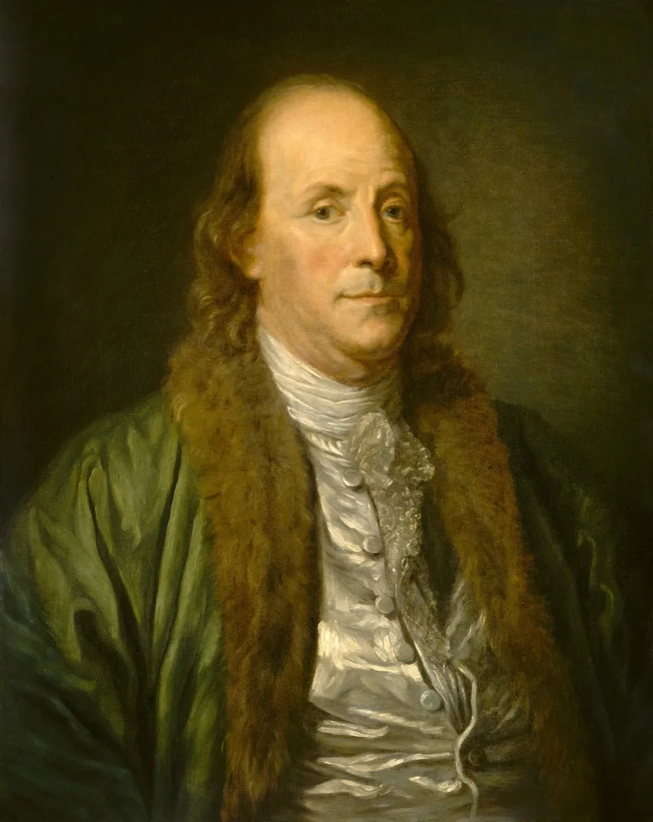 Portrait of Benjamin Franklin by Jean Baptiste Greuze