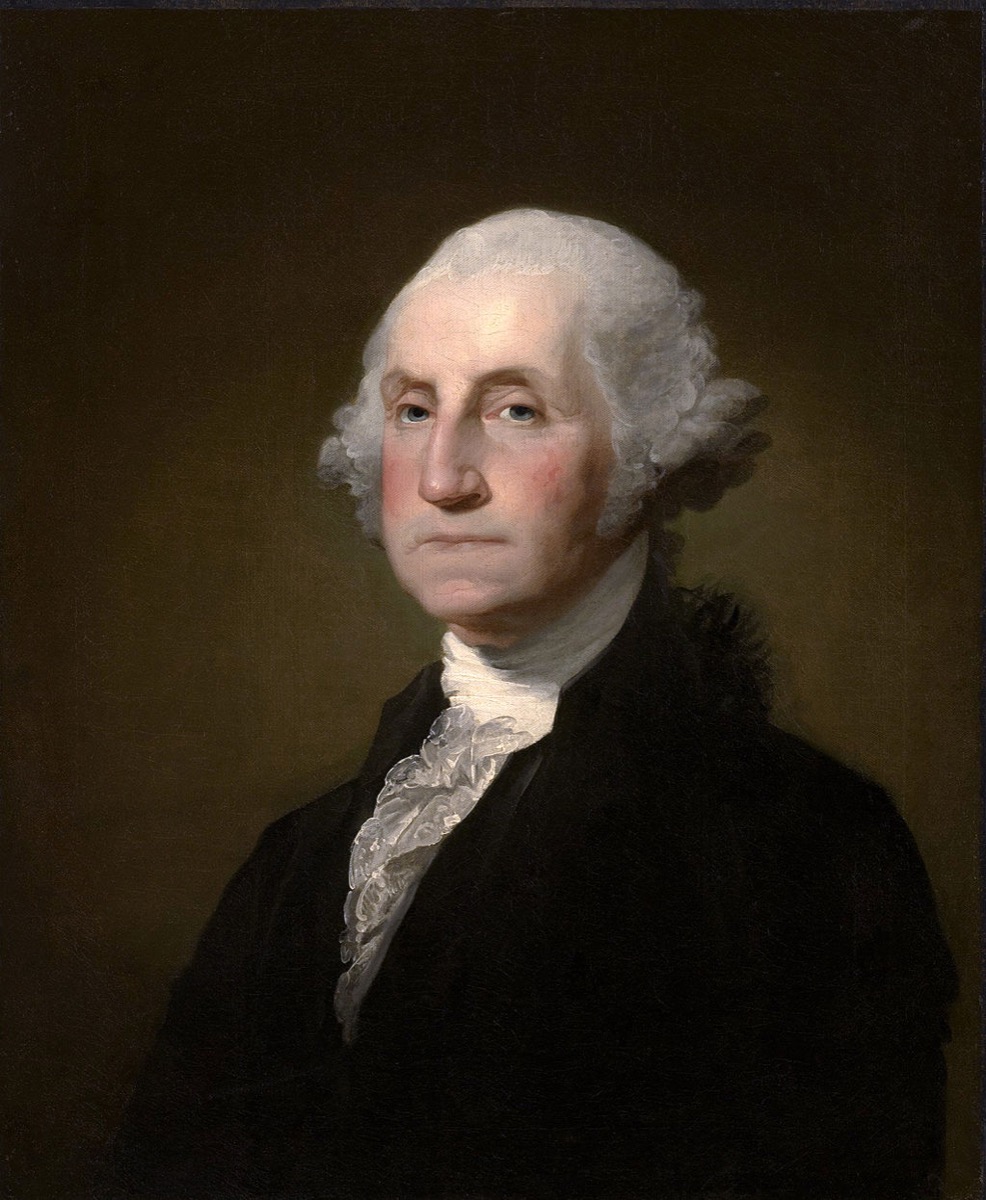 Portrait of George Washington historical facts