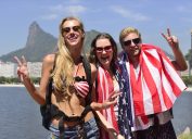 american tourists in rio brazil