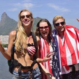 american tourists in rio brazil