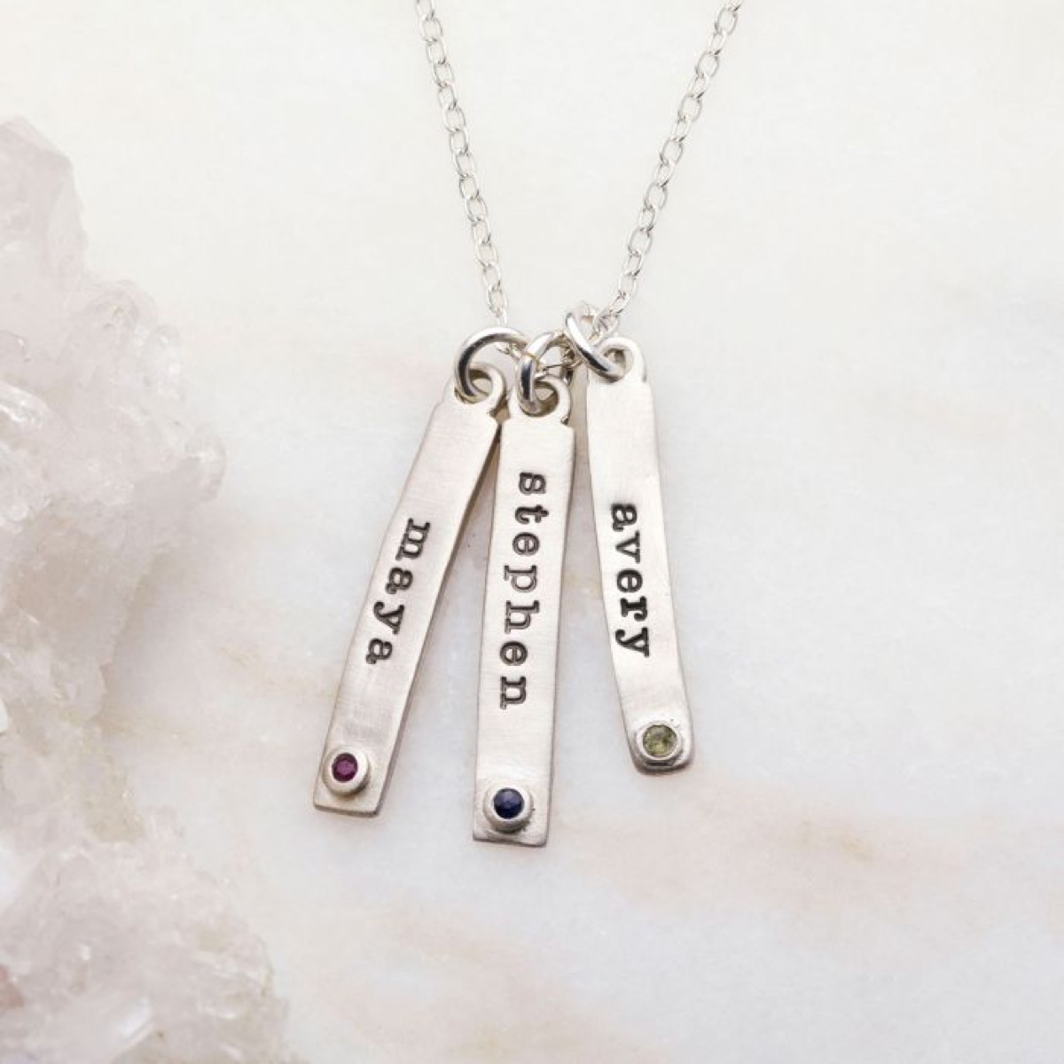 Custom Birthstone Necklace {Christmas Gift Ideas}