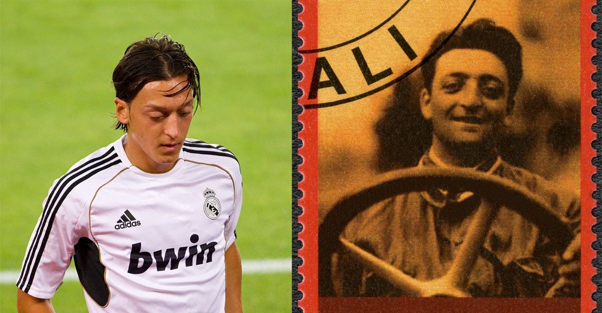 similarity mesut ozil to enzo ferrari : r/funny