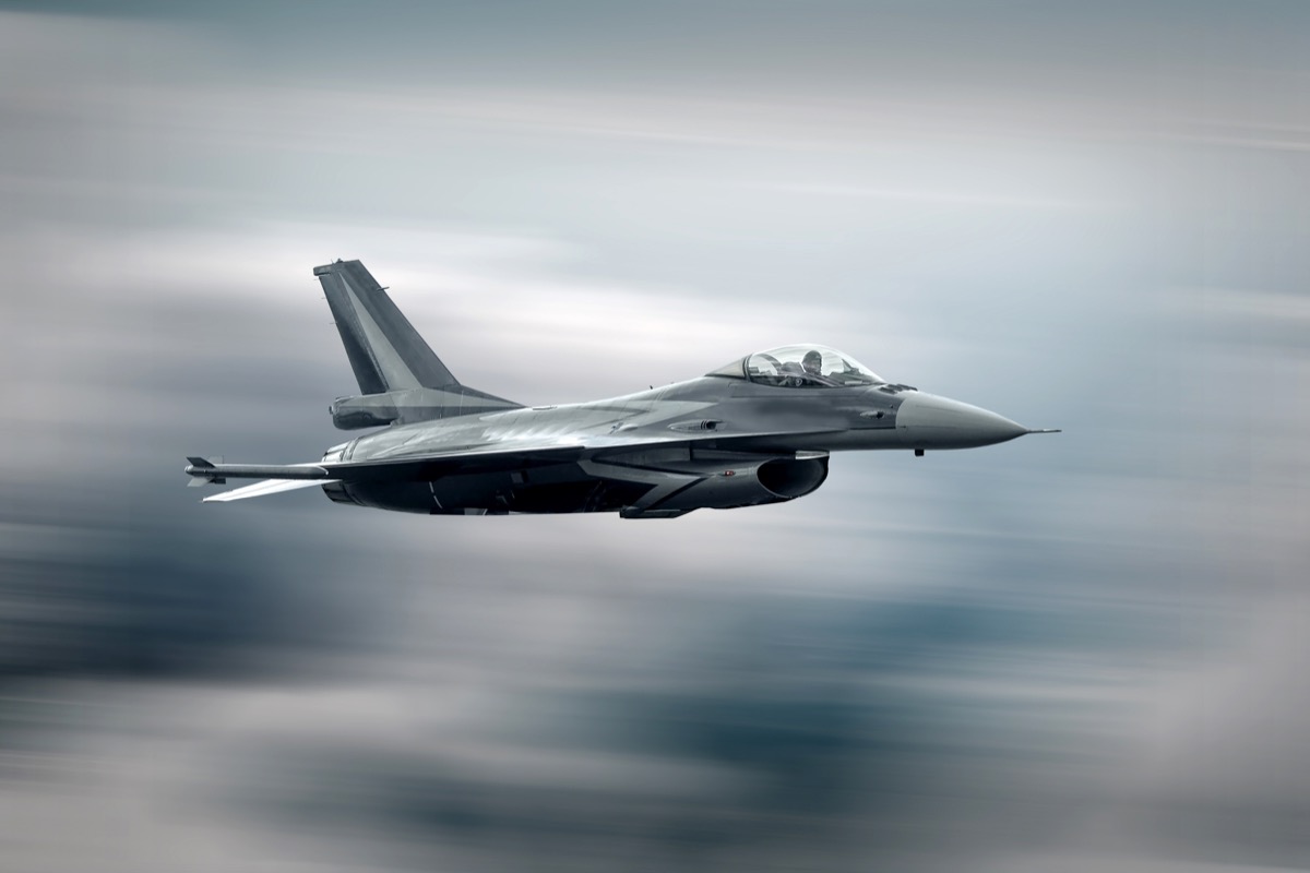 a fighter jet traveling at the speed of sound