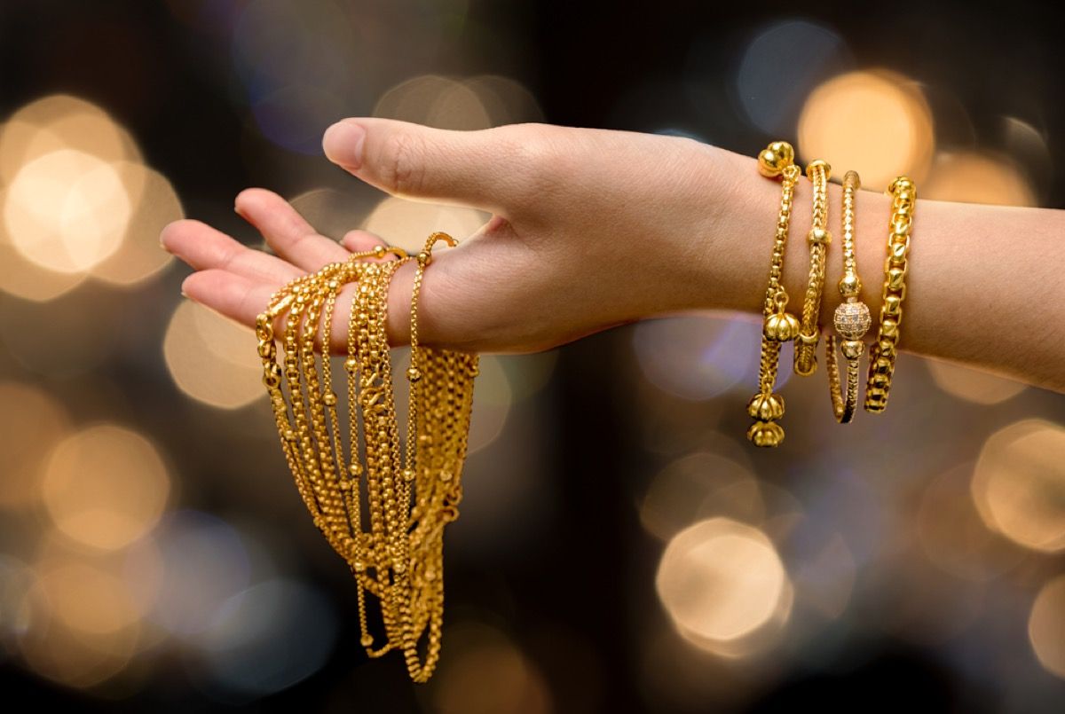 Woman Holding Jewelry {Never Buy at Walmart}