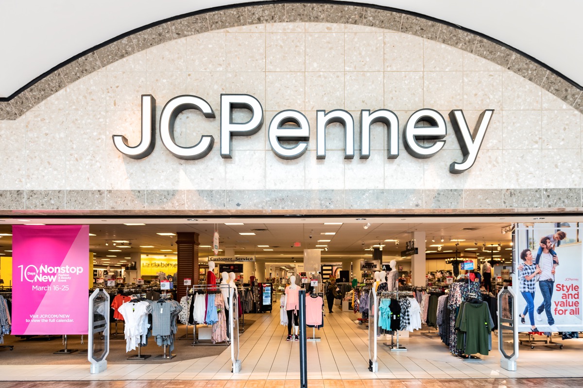 JC Penney Storefront Stores with Worst Customer Service