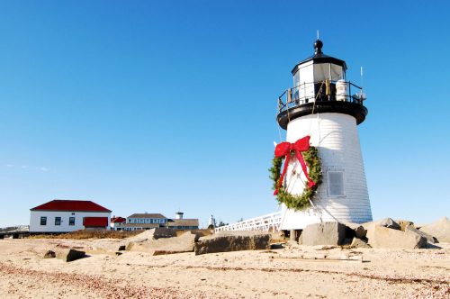 Nantucket, Massachusetts Christmas towns in America