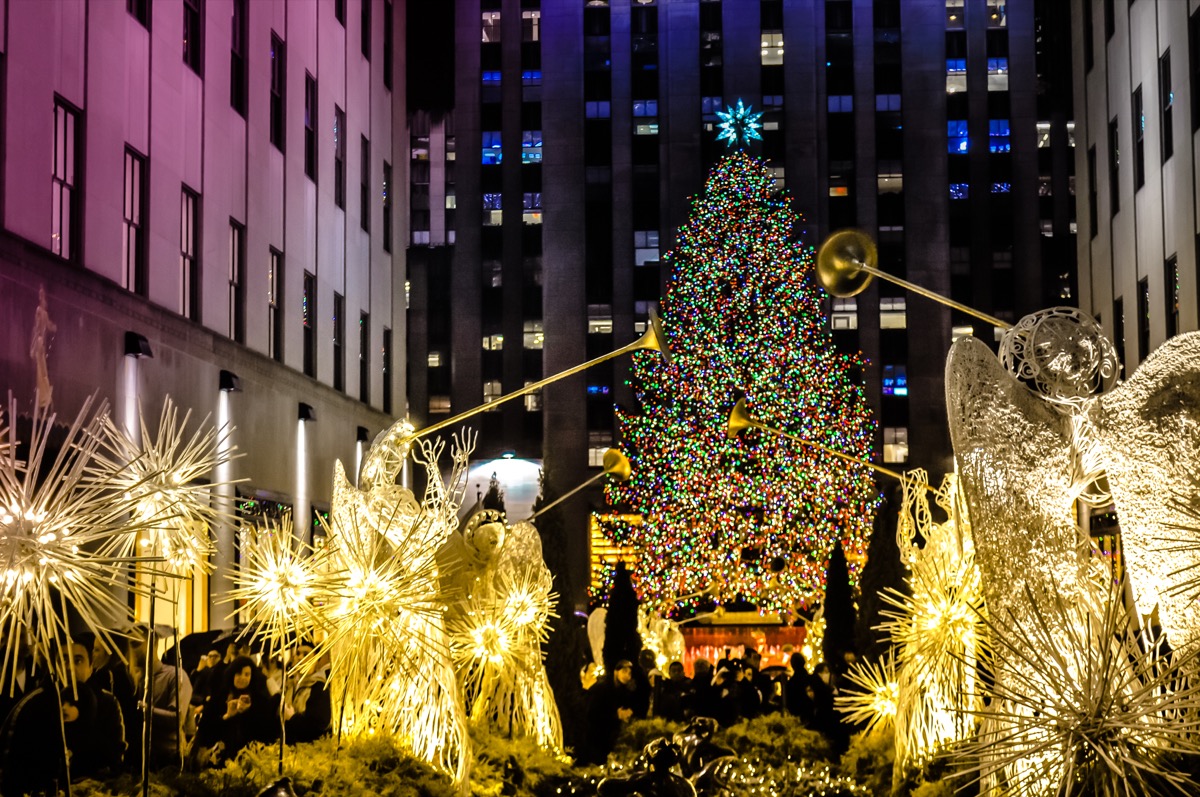 New York City Rockefeller Center State Christmas Tree