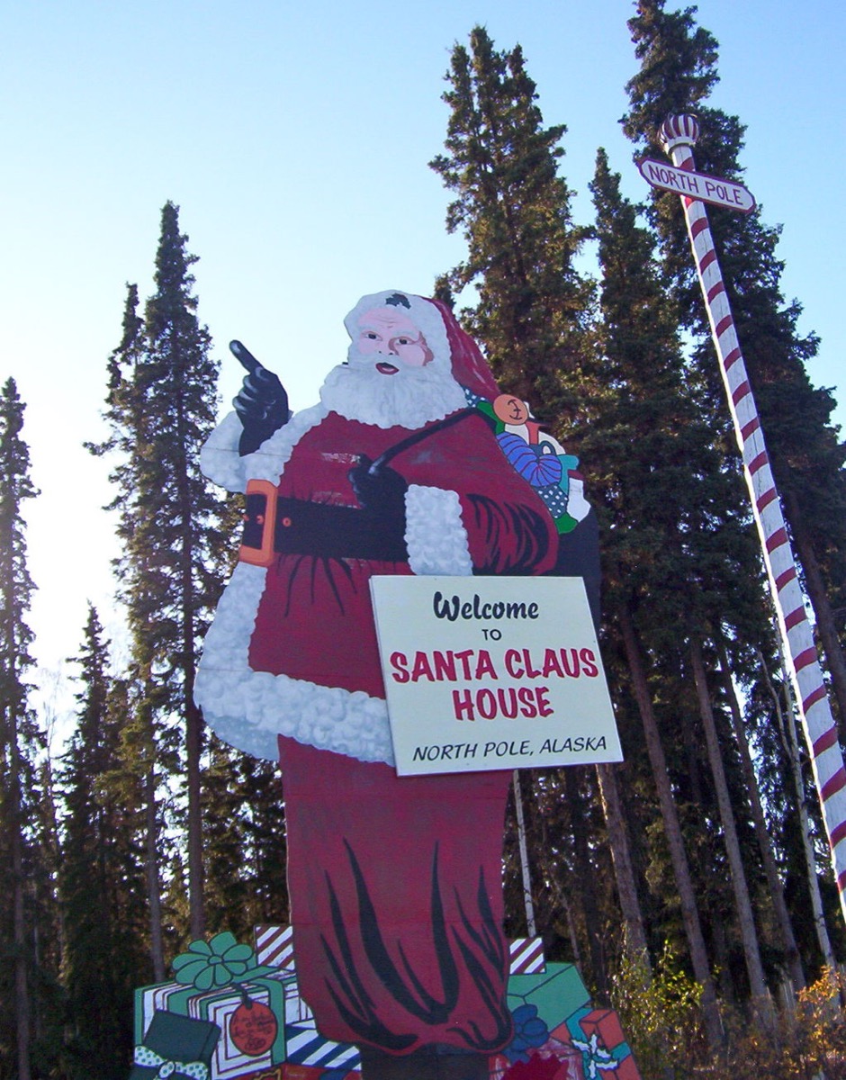 North Pole, Alaska Christmas towns in America