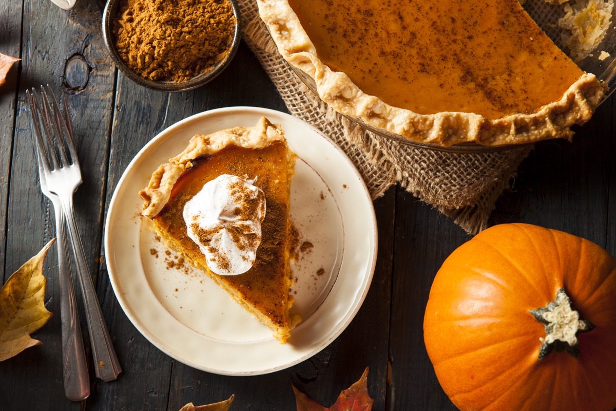 pumpkin pie thanksgiving facts