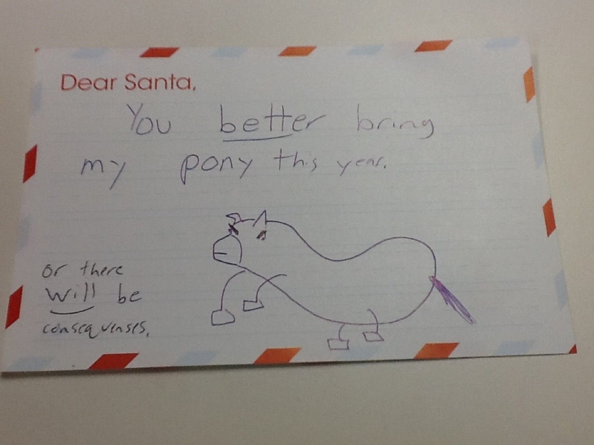 hilarious santa letters