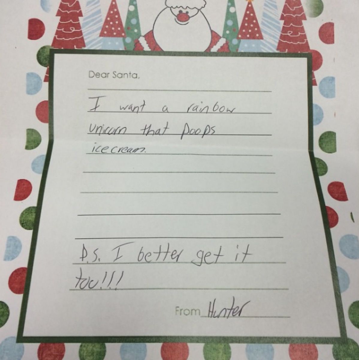 hilarious santa letters