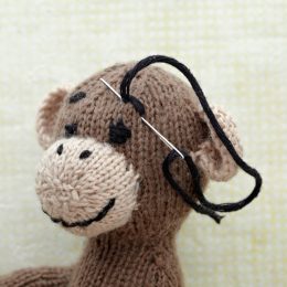 Stuffed monkey