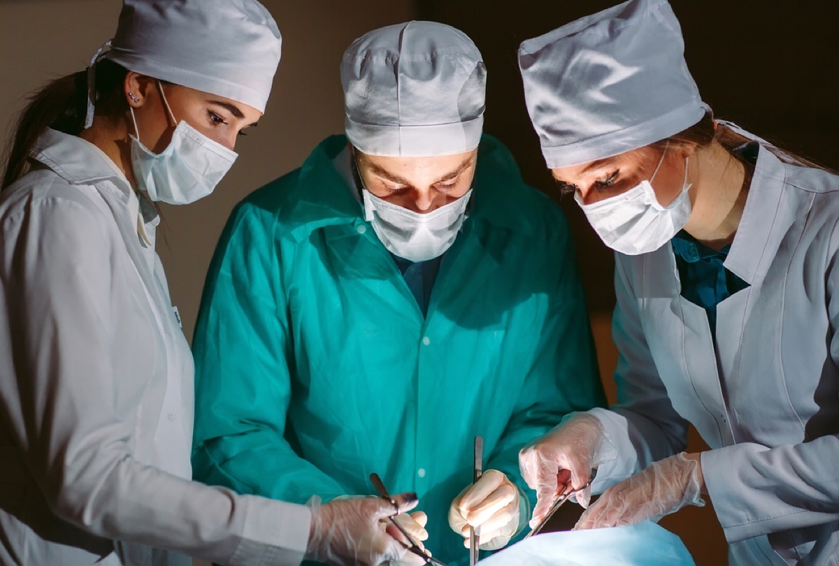 Doctors Doing a Transplant