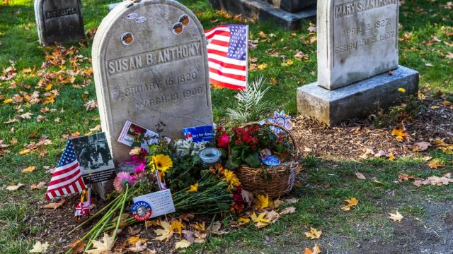 Susan B. Anthony grave