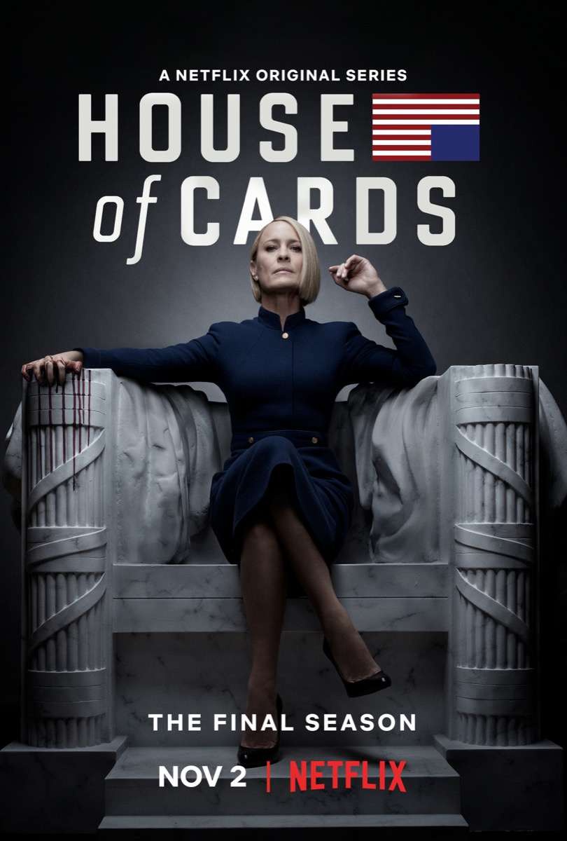 house of cards robin wright promotional poster