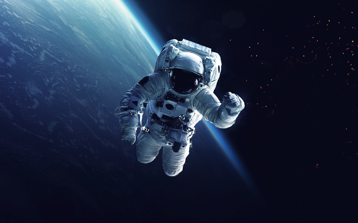 astronaut working in space with earth in the background, did you know