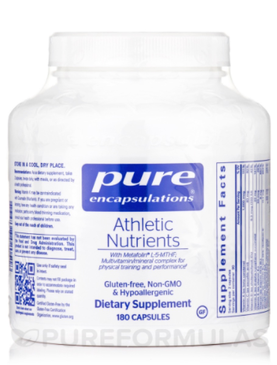 pure encapsulation athletic nutrients, best multivitamin for men 