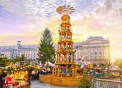 dresden christmas market at day