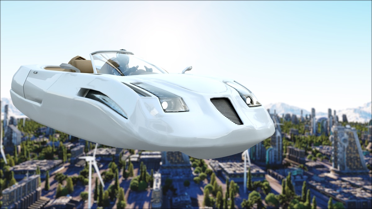Futuristic flying car 2018 predictions