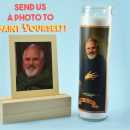 custom saint candles