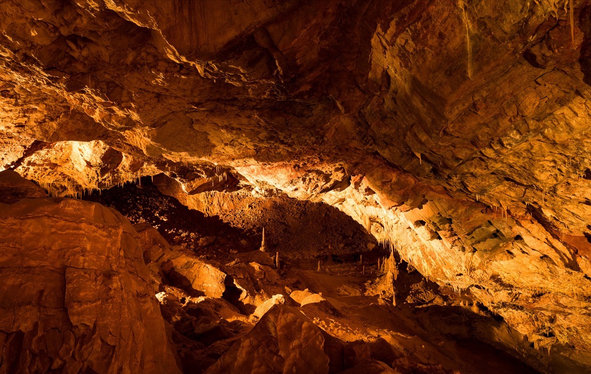 interior of kartchner caverns