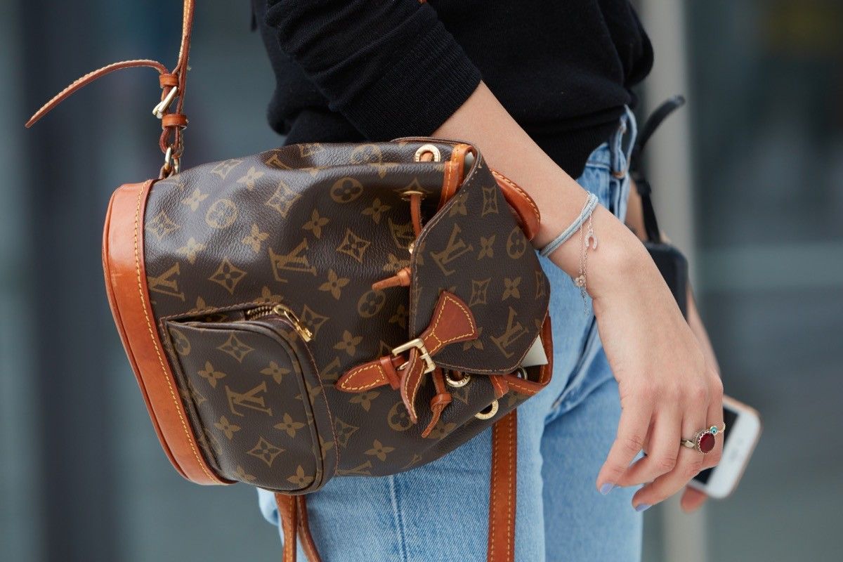 Woman with a Louis Vuitton Bag {Never Buy on Craigslist}