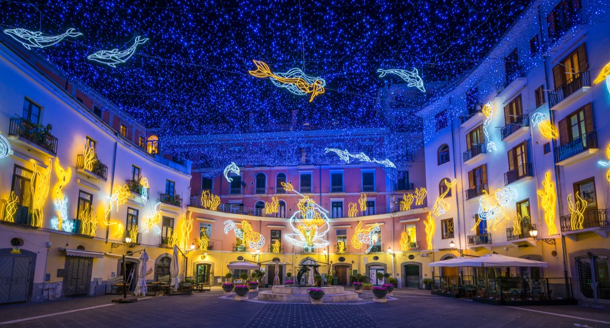 Luci d'Artista Italy Famous Holiday Decorations