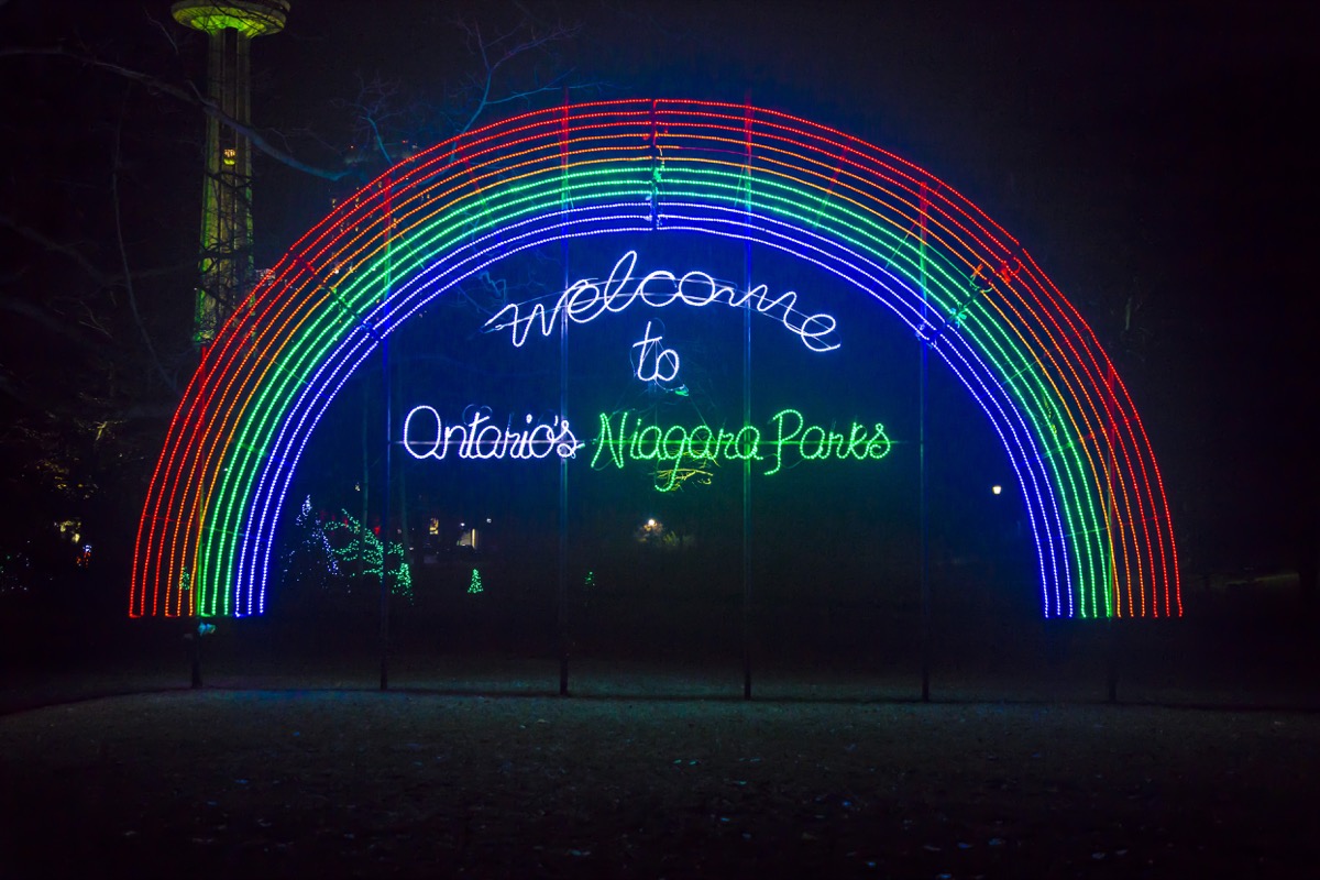 Niagara Falls Ontario Famous Holiday Decorations