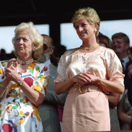 Princess Diana and her mother at Wimbledon