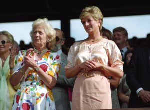Princess Diana and her mother at Wimbledon