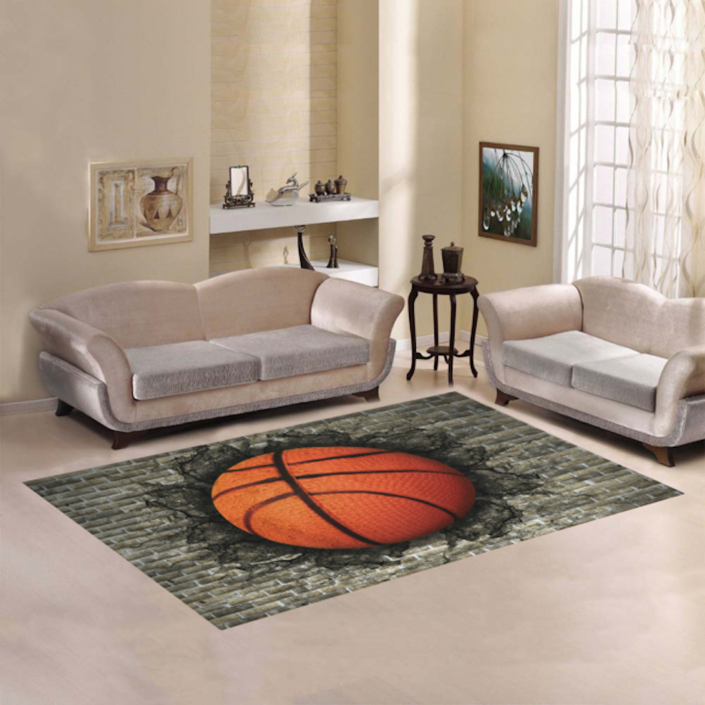 Basketball Rug ugly carpets