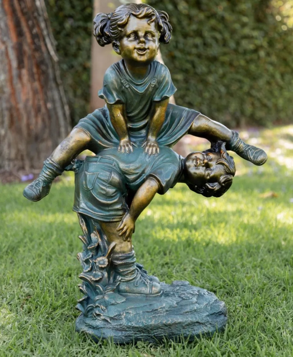 Creepy Kids Statue {Ugly Lawn Decorations}
