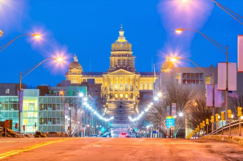 state capitol in des moines iowa