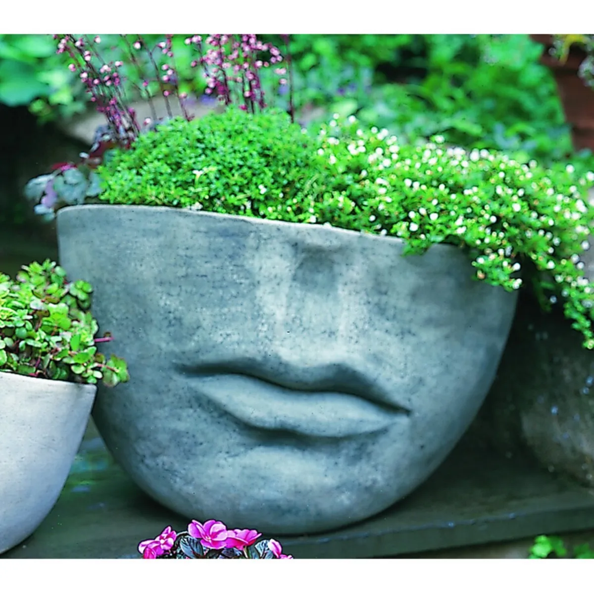 Face Planter {Ugly Lawn Decorations}