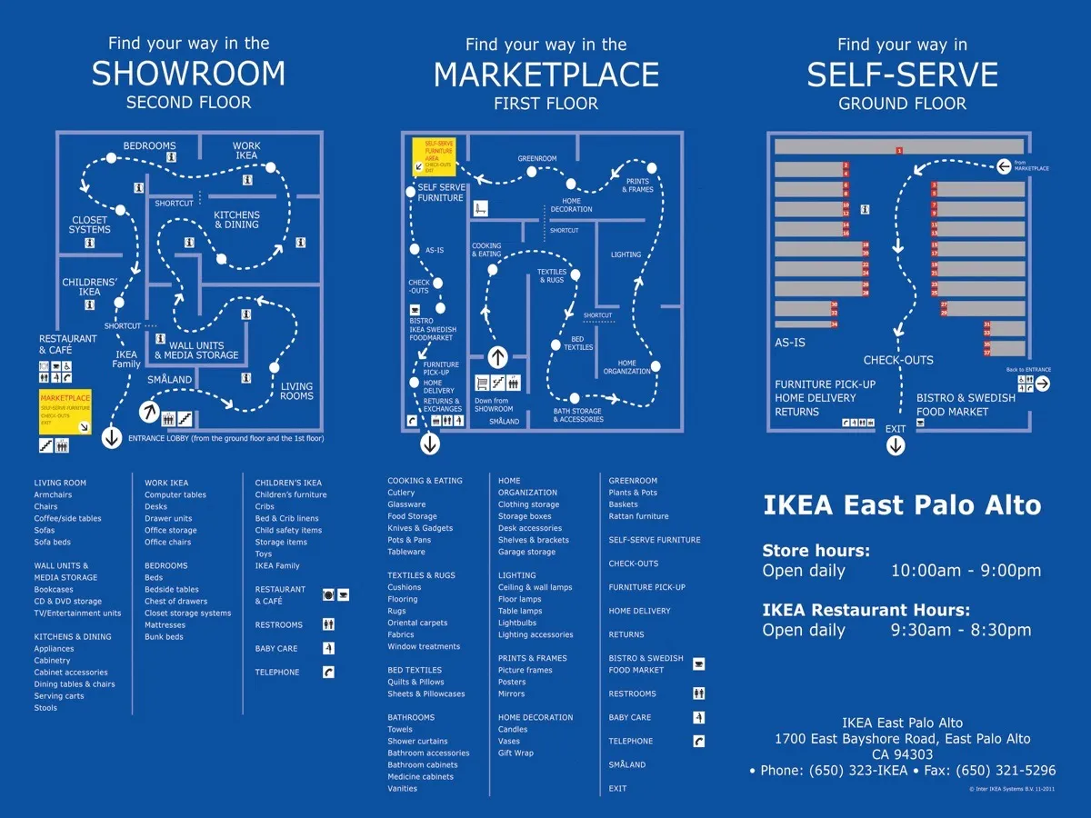 Ikea Map {Ikea Shopping Secrets}