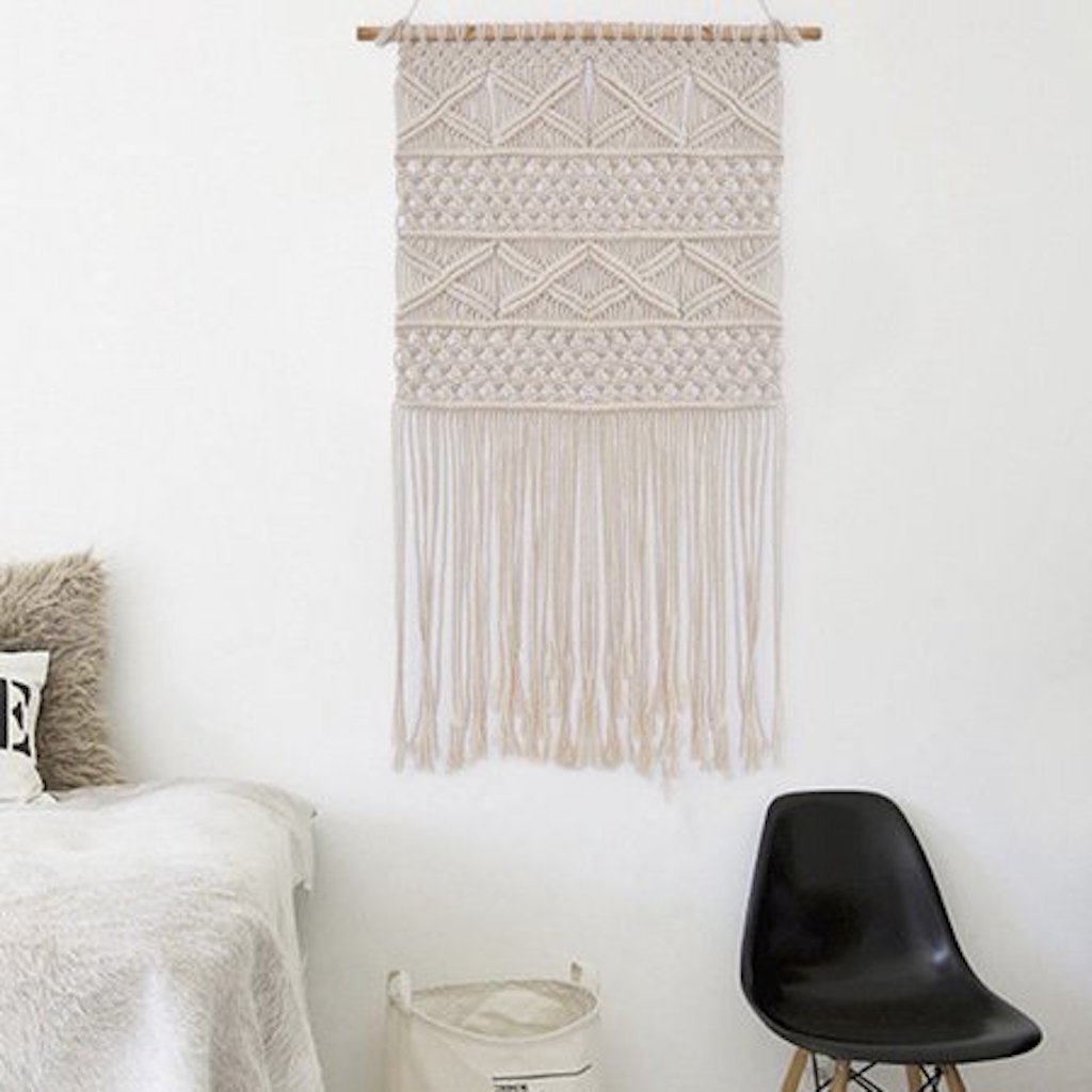 Macrame Wall Hanging winter-home must-haves from Walmart