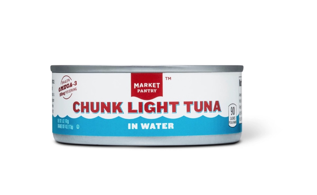 can of market pantry chunk light tuna