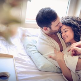 middle-aged couple in bed together, things husband should notice