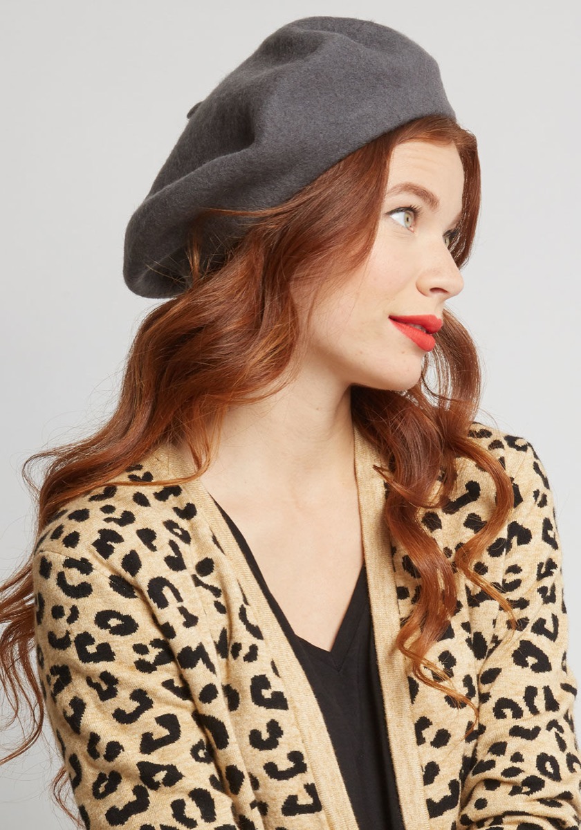 Isn't She Chic? ModCloth Wool Beret in Grey