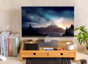 Monitor Stand with Storage {organizational products on amazon}