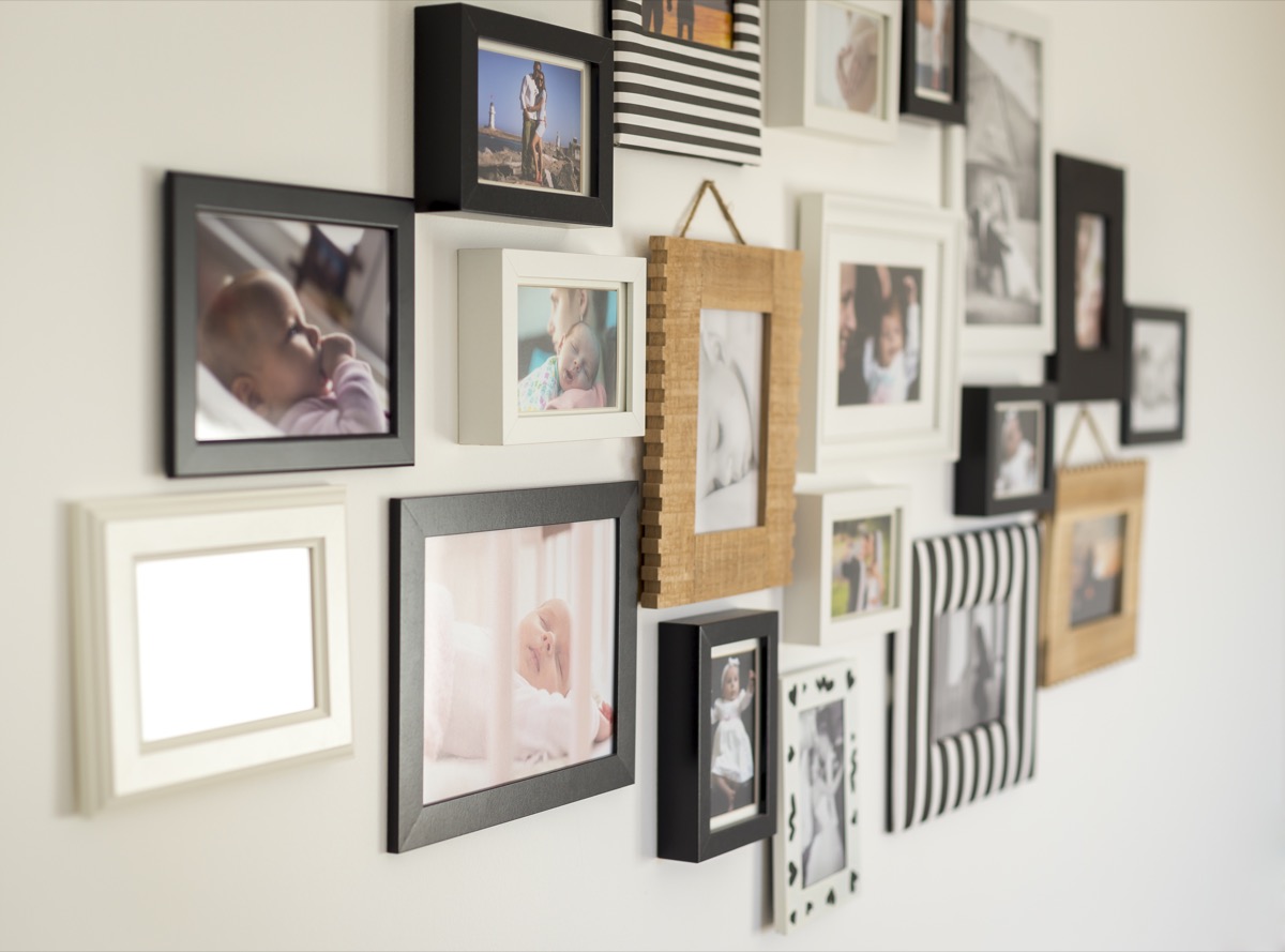 Photo wall picture frames