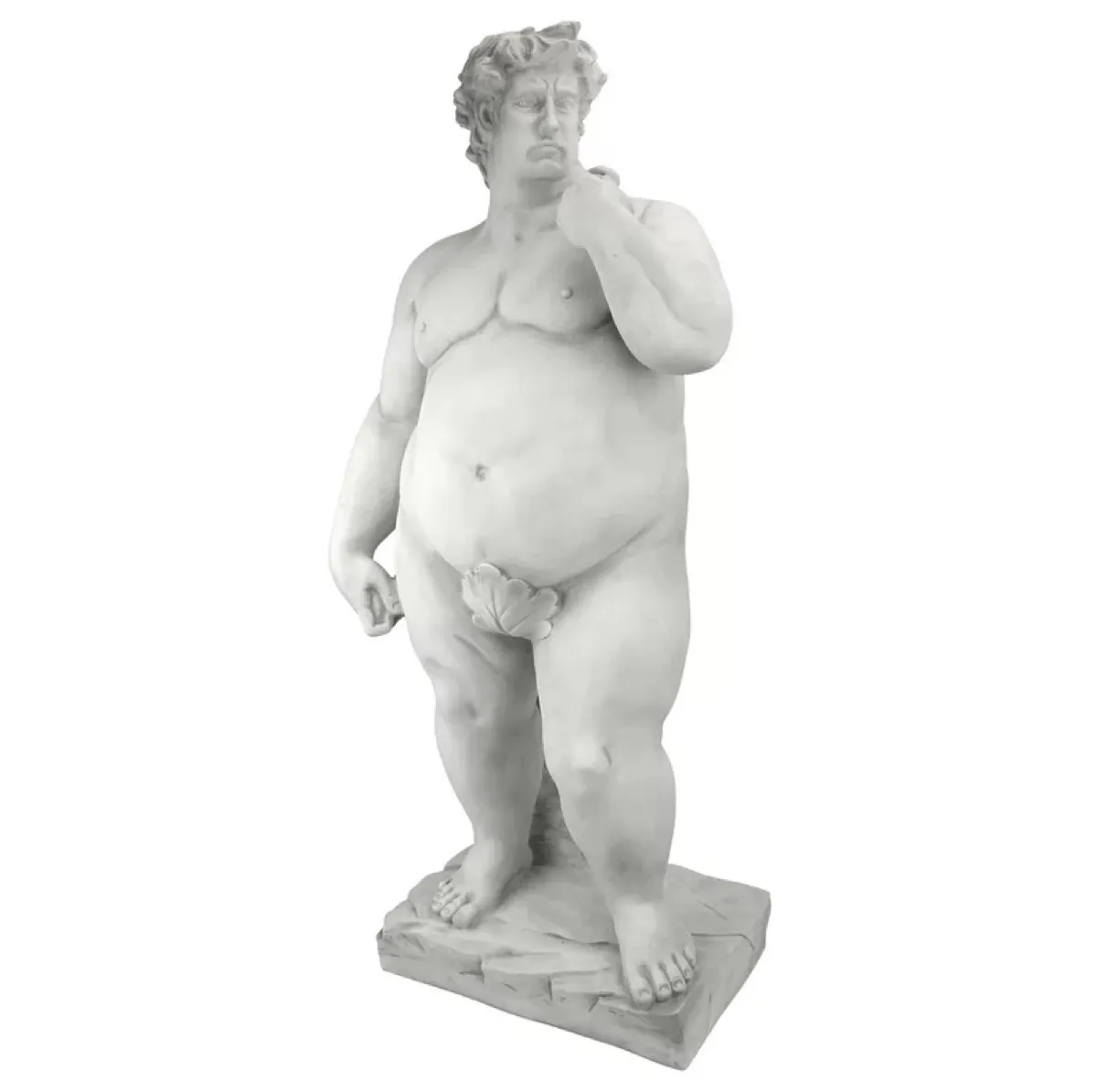Plus Size Statue of David {Ugly Lawn Decorations}