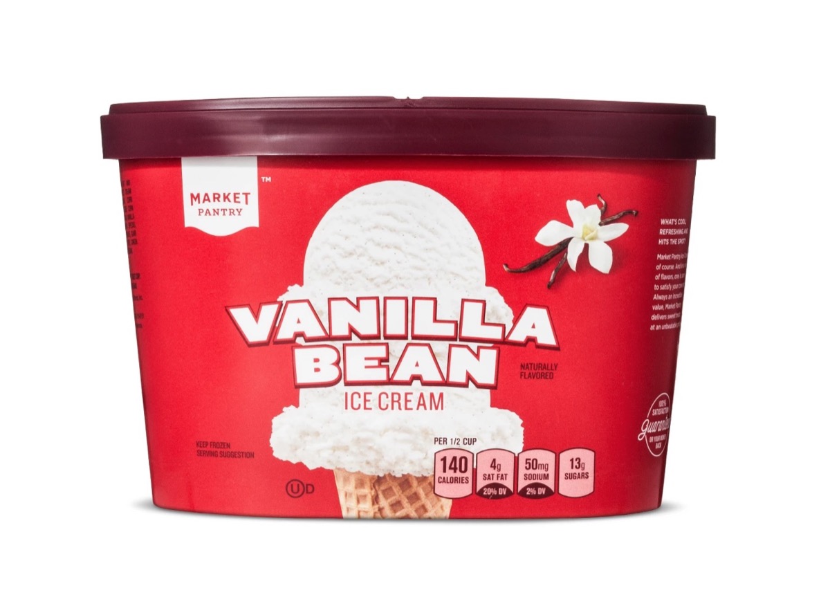 Target Vanilla Bean Ice Cream 