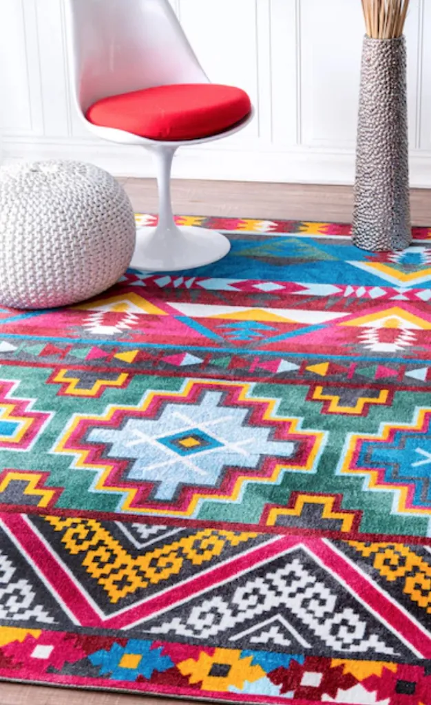 Geometric rug ugly carpets