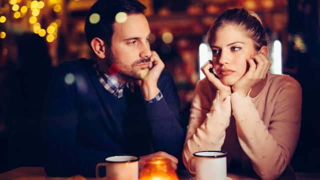 unhappy couple, things you should never say to your spouse