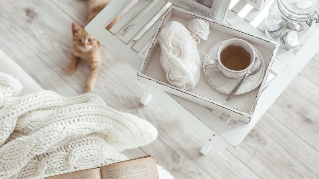 Cozy Winter Living Room WITH A CAT {Target Winter Essentials}