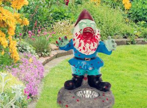 Zombie Gnome Path Light {Ugly Lawn Decorations}
